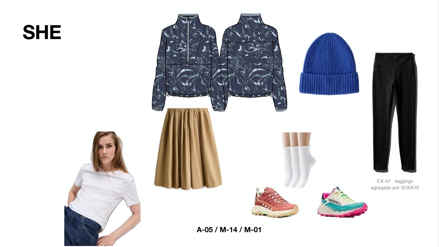 Tablero del look 3 de Maya Bartlett